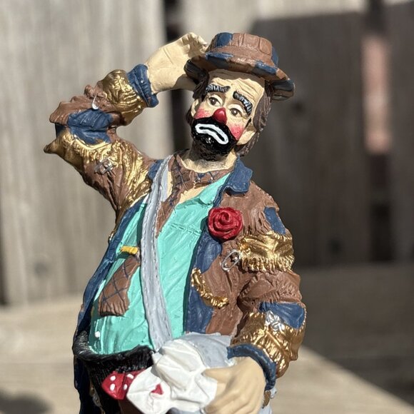 Emmett Kelly Letter Carrier Clown Music Box 49 Make Someone Happy Limited Ed - Picture 5 of 16